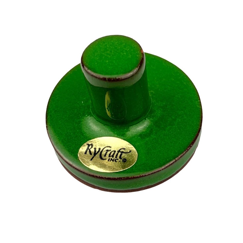 Rycraft Inc Christmas Star Cookie Stamp Terracotta Green Craft Supply 2"